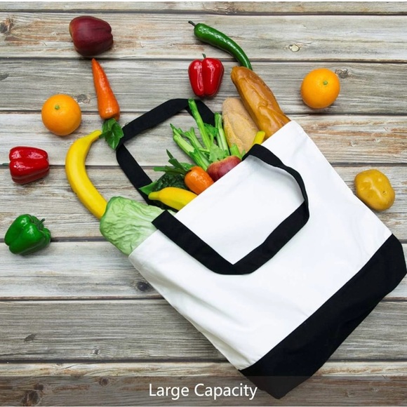 Canvas Tote Bag | Baseball Mom Bag - Picture 3 of 6